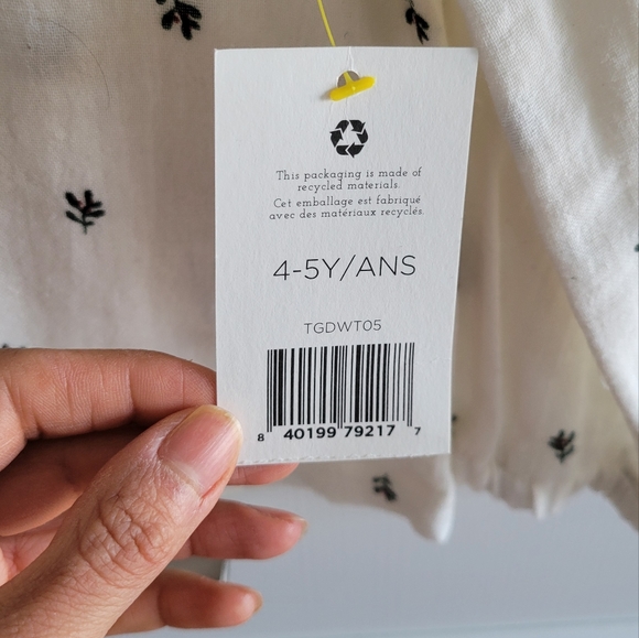 Buttonned up long sleeves Girl blouse - Picture 2 of 4